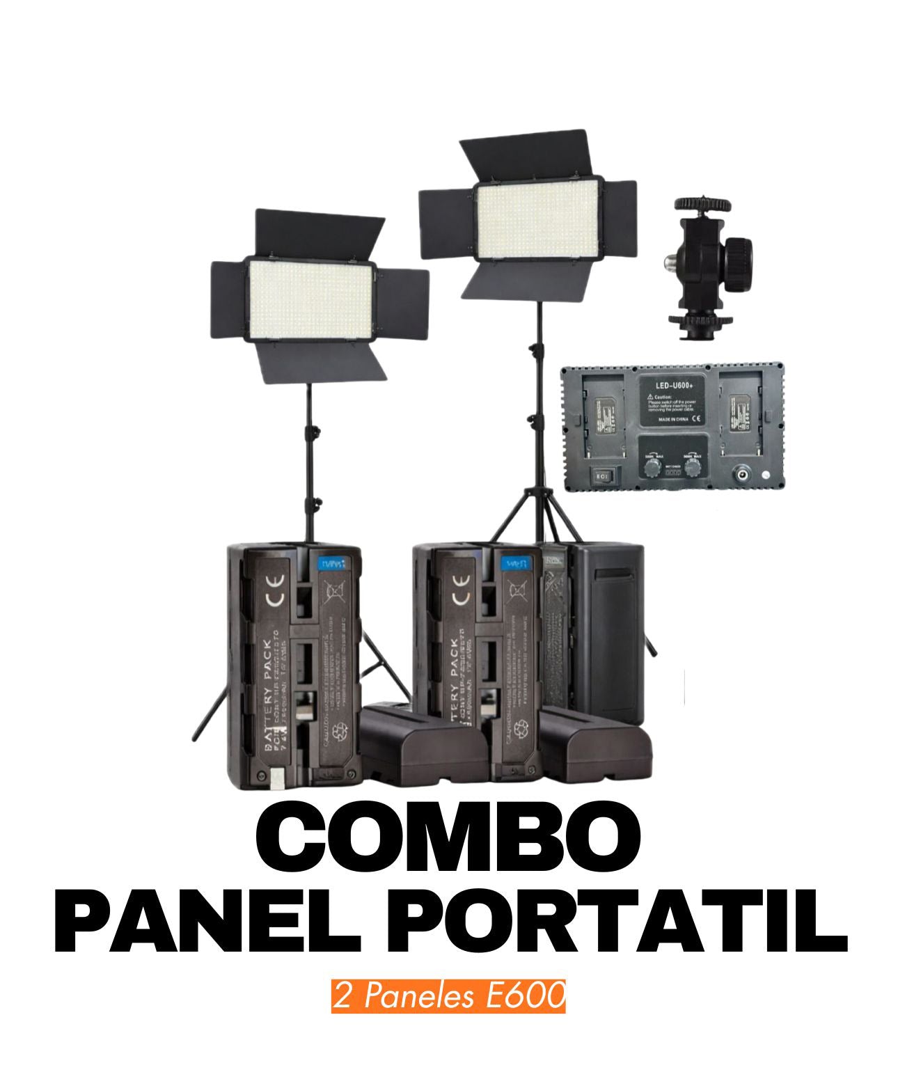 COMBO PANEL E600 CON BATERÍAS