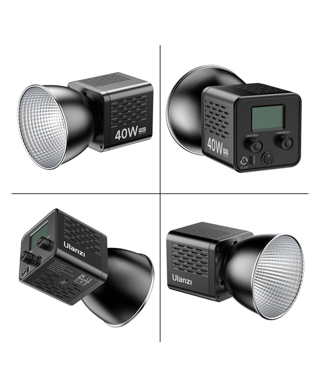 Ulanzi L023 — Luz LED Bicolor 40W Profesional
