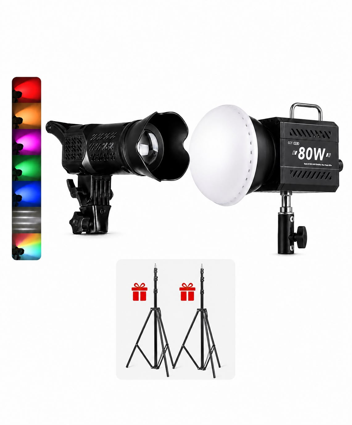 DÚO SET | 80W + PROYECTOR MULTICOLOR